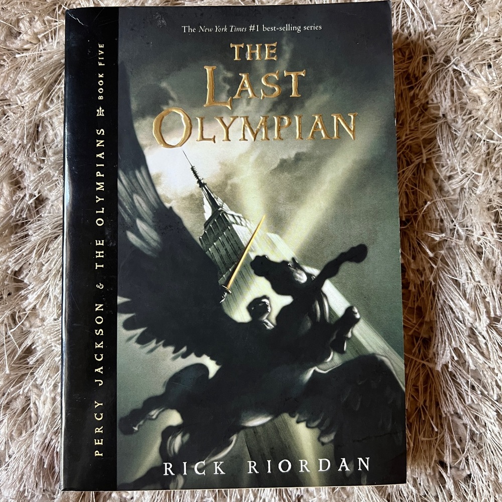The Last Olympian by Rick Riordan Paperback Book